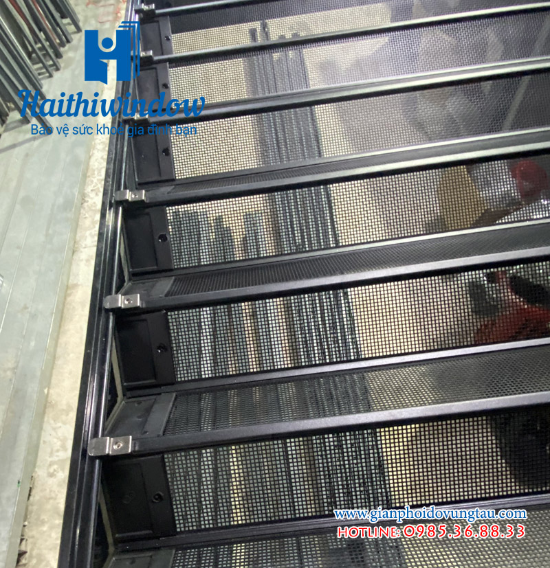 Lá xếp nhôm chống muỗi dày 0.8mm chắc chắn và an ninh chống trộm